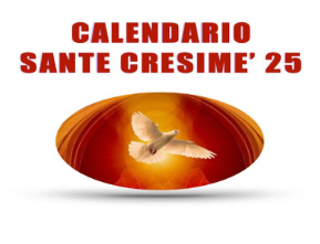 Calendario Sante Cresime 2025